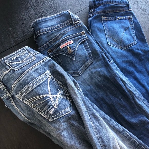 9 pairs of women’s designer denim jeans. 7 for all mankind, true religion & more - Picture 11 of 15